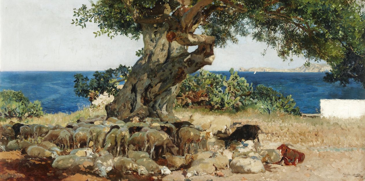 イナゴマメの木 作： JoaquínSorolla
