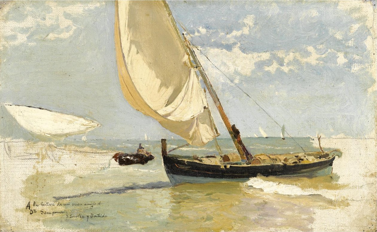 ビーチスタディ 作： JoaquínSorolla