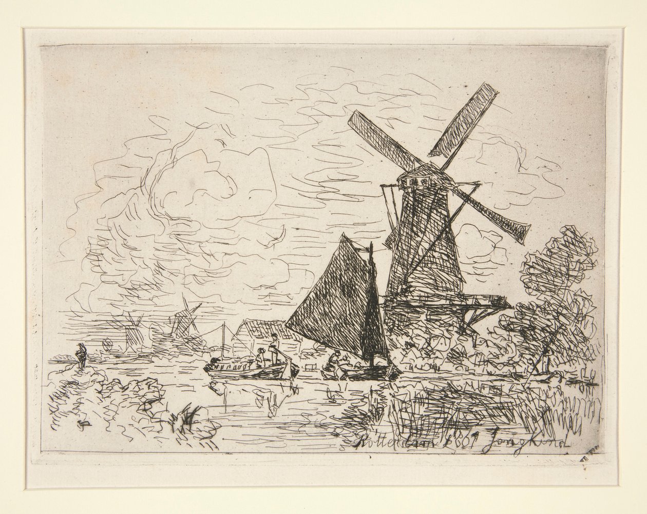 Mills in Holland (ミルズ イン オランダ) 作： ヨハン・バーソルド・ジョンキンド