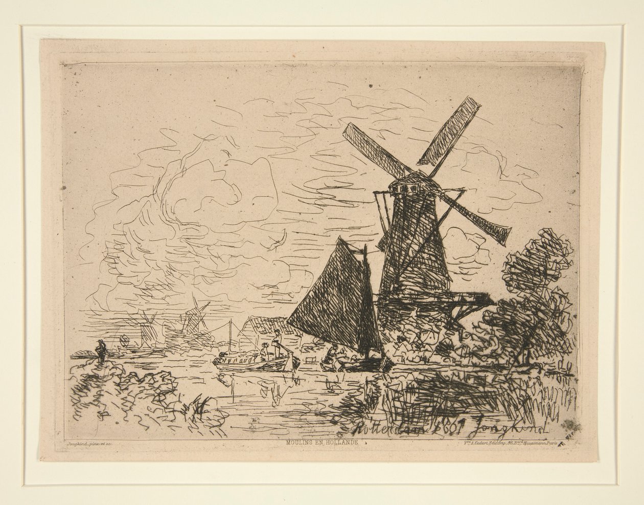 Mills in Holland (ミルズ イン オランダ) 作： ヨハン・バーソルド・ジョンキンド