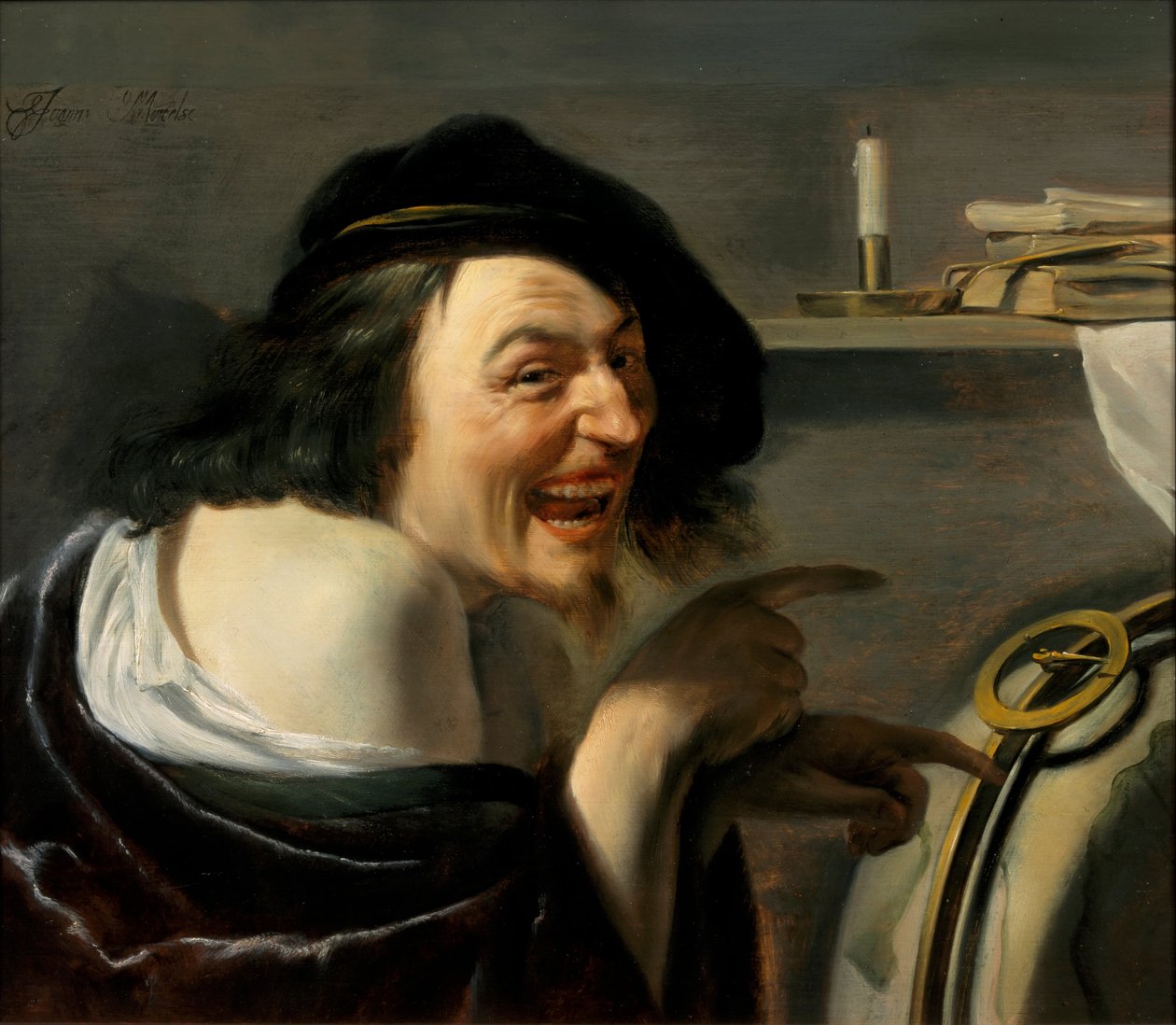 デモクリトス、1630 作： Johan Moreelse
