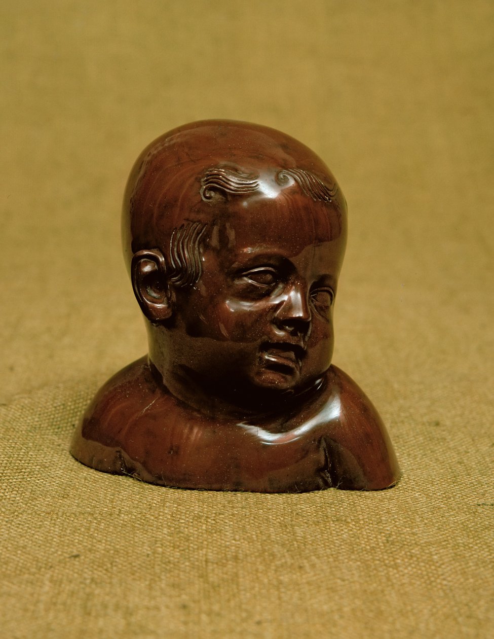 子供のマイセン石器の胸像、1715年頃 作： ヨハン・フリードリッヒ・ボットガー