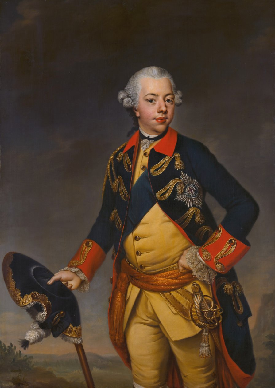 Stadholder Willem V（1748-1806）の肖像 作： ヨハン・ゲオルグ・ジーゼニス