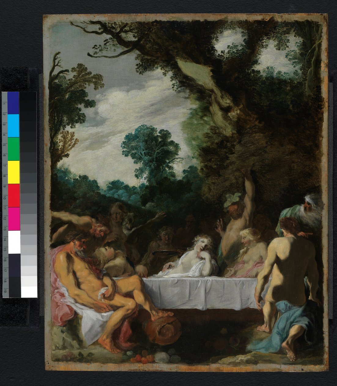 バカハナの饗宴、c.1617 作： ヨハン・リスまたはリス、またはリスから