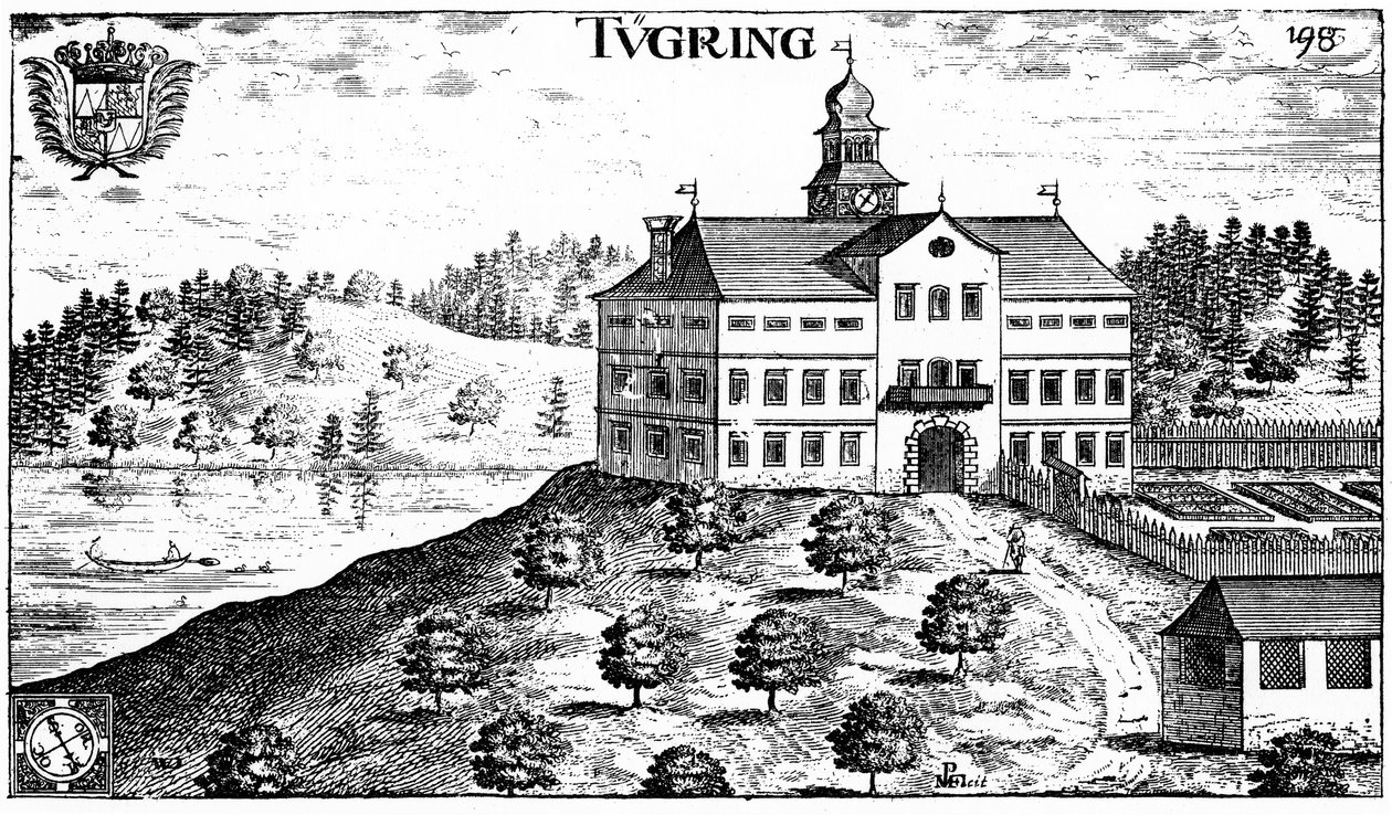 1680年にモースブルク（ケルンテン州）のティグリング城 作： ヨハン・ヴァイハルト・フォン・ヴァルヴァゾール