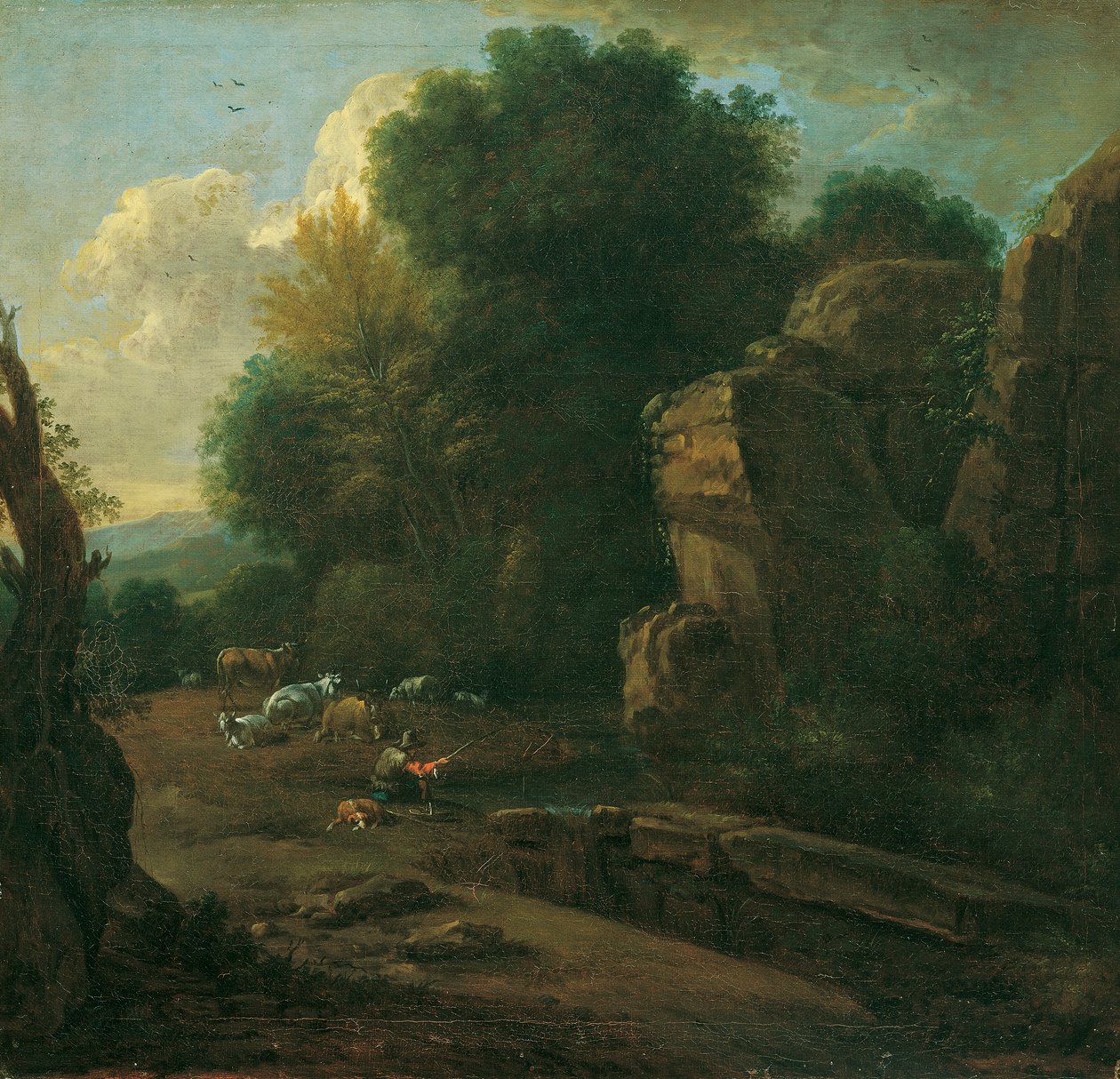 朝 作： Johann Franz Nepomuk Lauterer