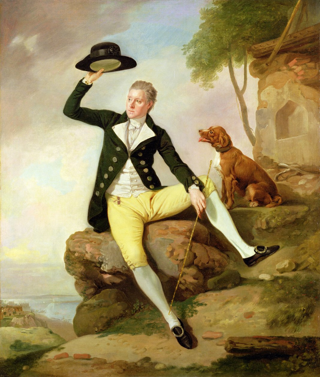 パトリック・ヒートリー、1783-87年頃（キャンバスに油彩） 作： ヨーハン・ゾファニー