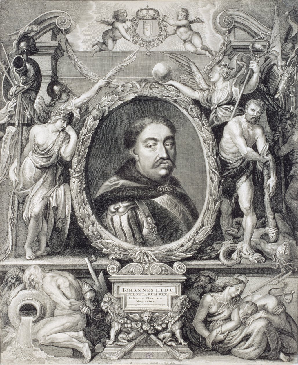 Jan Sobieski III（1624-96）ポーランド国王、1683 作： ヨハネス・デ・ラム