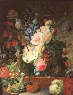 花の静物 作： ヨハネス・ヘンドリック・フレドリクス