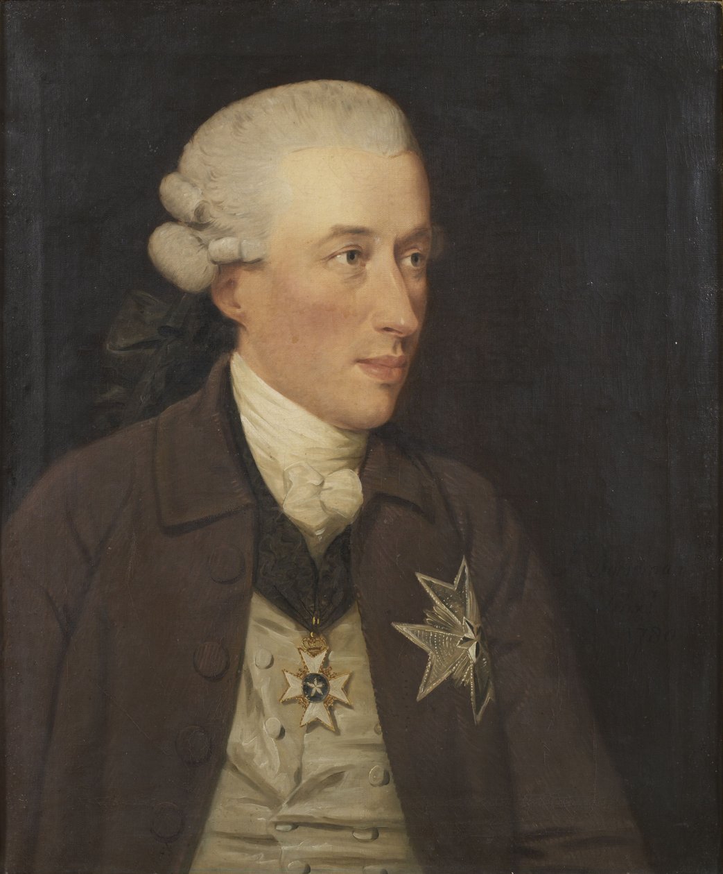 グスタフ男爵の肖像アダム・フォン・ノルケン（1733-1813） 作： ジョン・ダウンマン