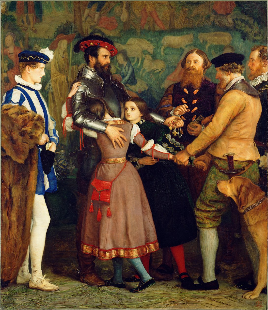 身代金、1860-62 作： ジョン・エバレット・ミレー