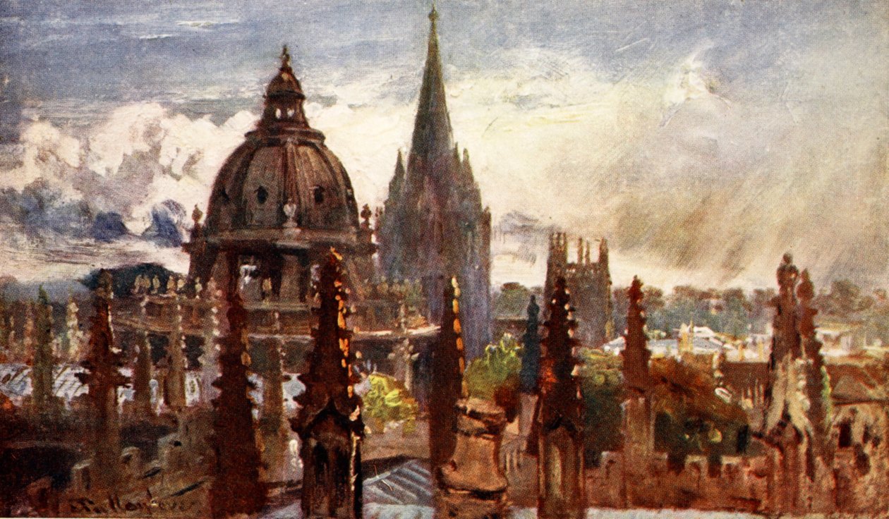 シェルドニアン劇場のオックスフォード、1903 作： John Fulleylove