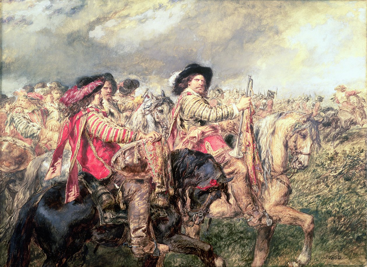 1860年のネイスビーの戦いの後 作： ジョン・ギルバート