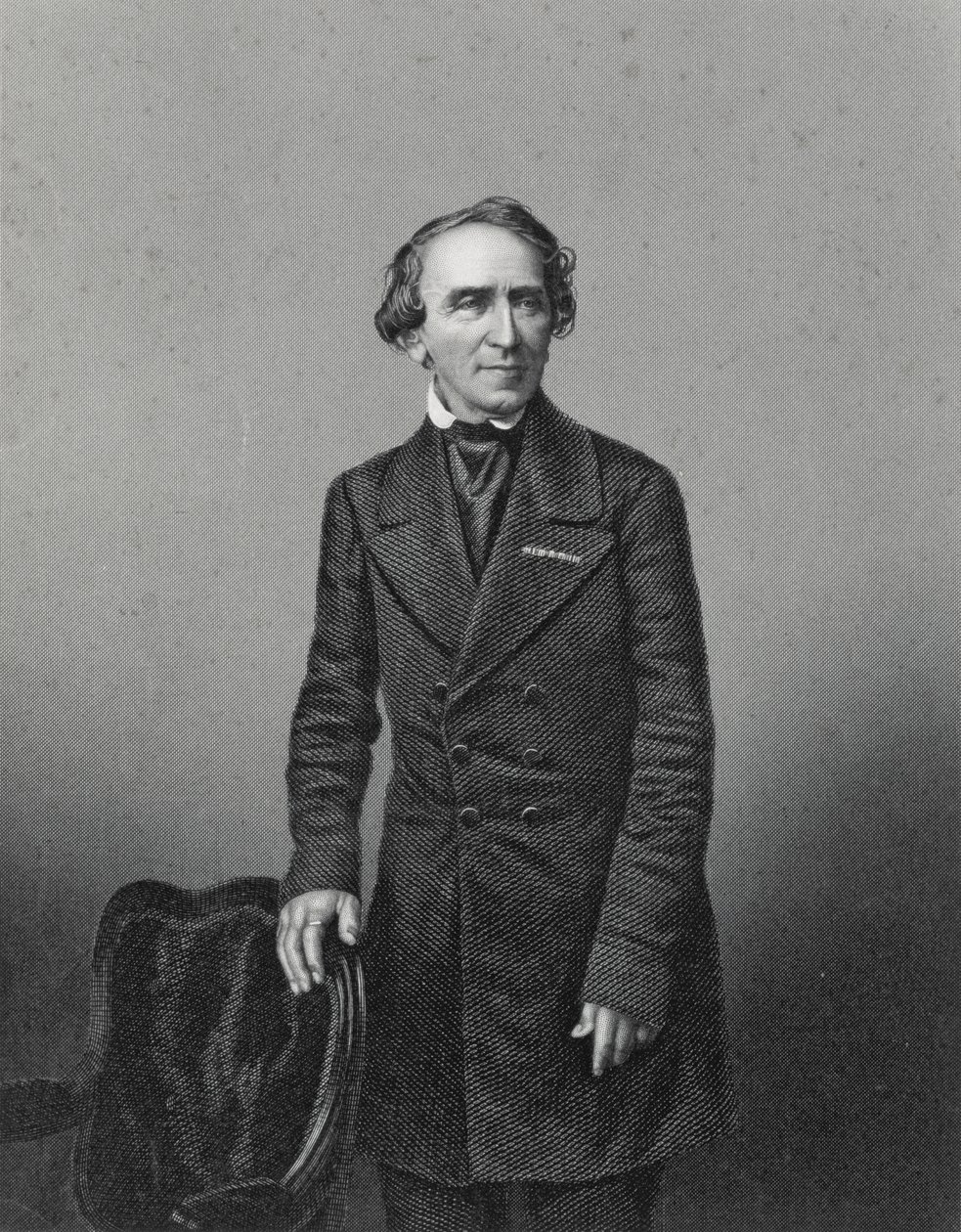 写真の後にDJパウンドが刻印したジャコモマイヤービール（1791-1864） 作： ジョン・ジャベス・エドウィン・ペイズリー・メイオール