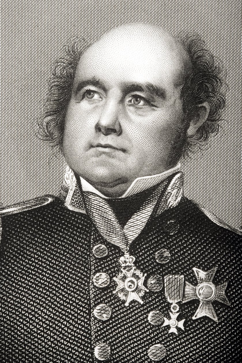 ジョンフランクリン卿（1786-1847）は、DJパウンドが「著名な人物の応接室、第2巻」の写真から1860年にロンドンで出版した（266369の詳細） 作： ジョン・ジャベス・エドウィン・ペイズリー・メイオール