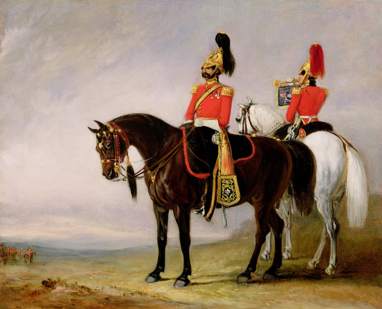 ジェームズチャールズチャタートン大佐（1792-1874）アイルランドの第4竜騎兵衛兵。 作： ジョン・E・ファーネリー