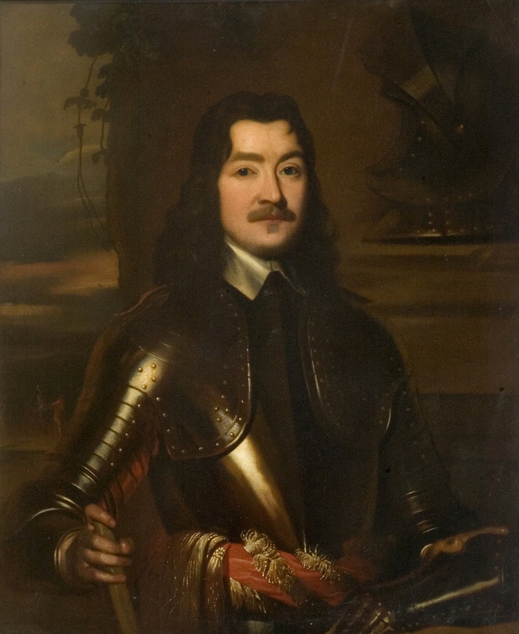 チャールズルーカス卿（1613-1648）、コルチェスター包囲戦の王家軍の指導者 作： ジョン・ルイス・ライリー