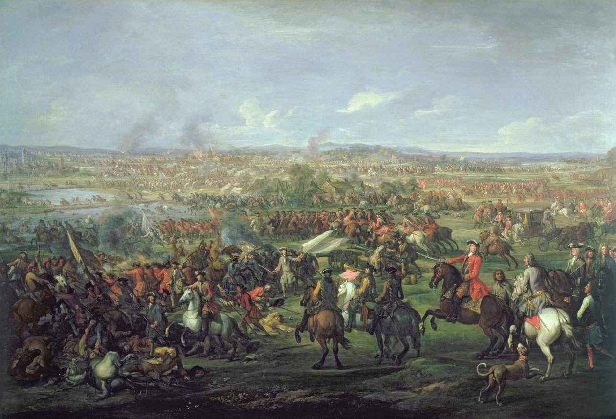 1704年8月13日のブレナムの戦い、1743年頃（詳細は195676を参照） 作： ジョン・ウートン