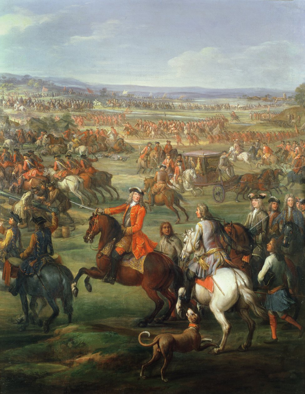 1704年8月13日のブレナムの戦い、c.1743、キャンバス上のディテール237822 作： ジョン・ウートン