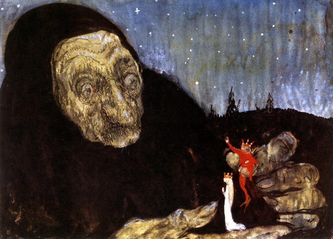 魔女と王様の子供たち、1909 年 作： ジョンファーマー