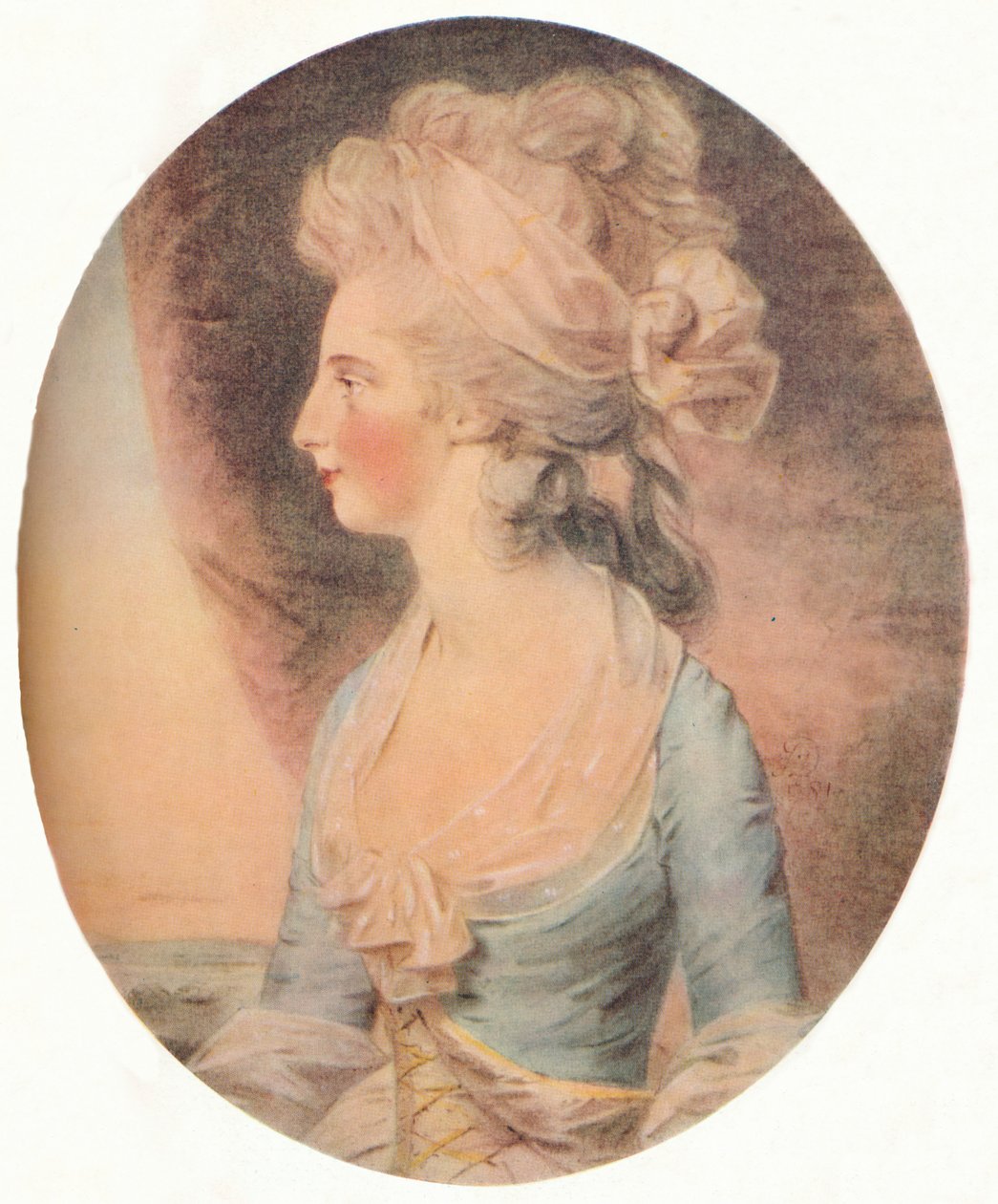 メアリーイザベラ、ラトランド公爵夫人、c1781 作： ジョン・ダウンマン