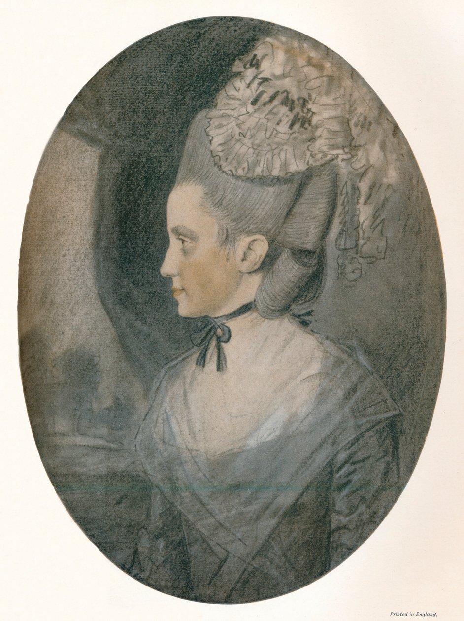 ジョンモートロックニーハリソン夫人、c1780 作： ジョン・ダウンマン