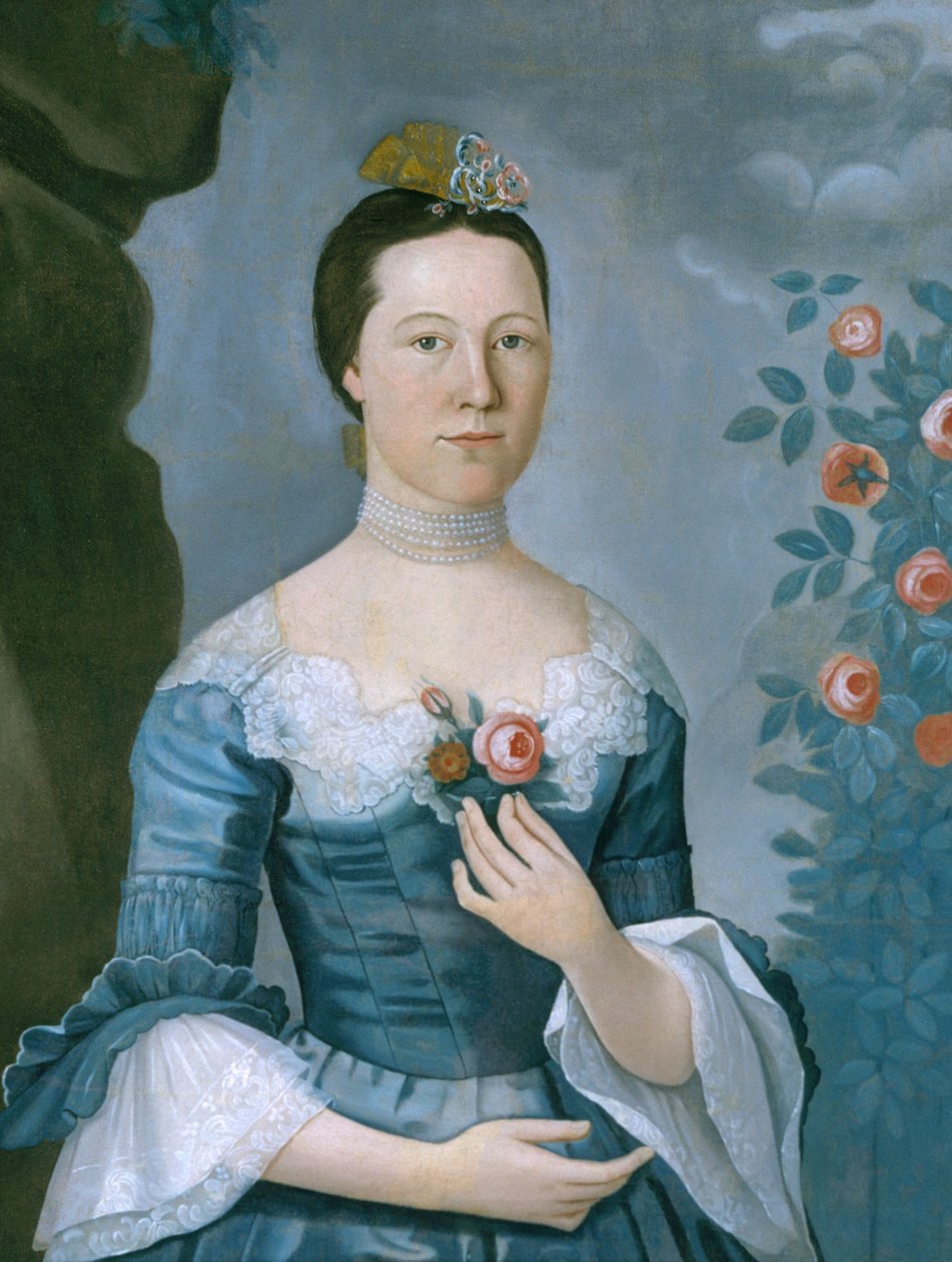 スザンナまたはメアリー・ボンテクー、1768年から70年頃。 作： ジョン・デュランド