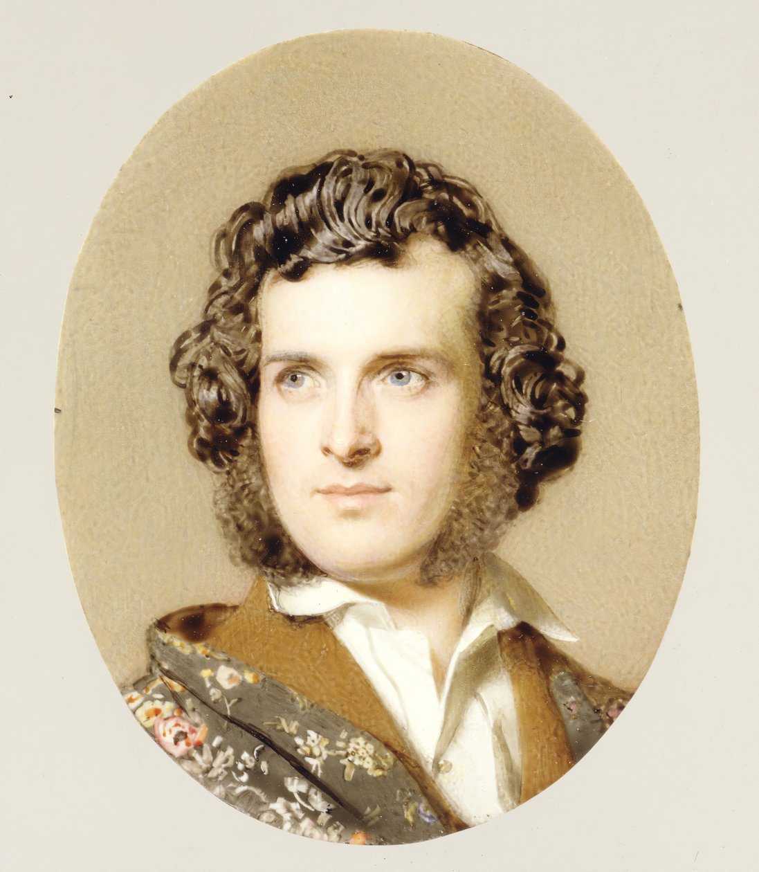 自画像、ca。 1850 作： ジョン・フェード
