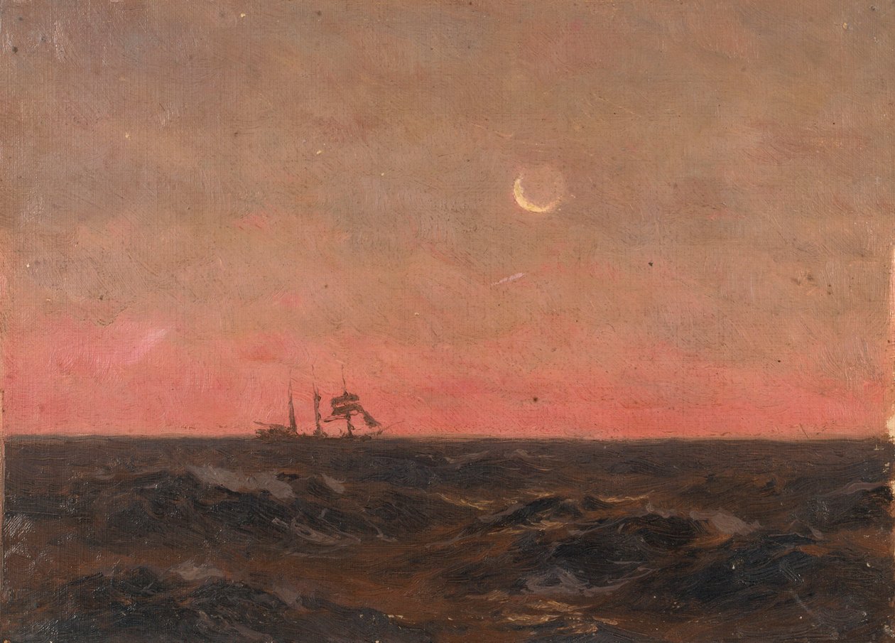 海景 1900年頃 油彩・キャンバス 作： ジョン・フレイザー