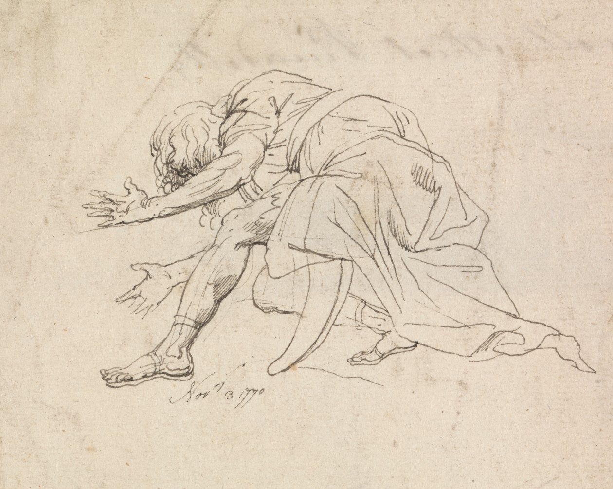 A Man Kneeling   1446420   ja       japanese Successfully Translated  Original: A Scene from The Maid of the Mill Translat: A Scene from 