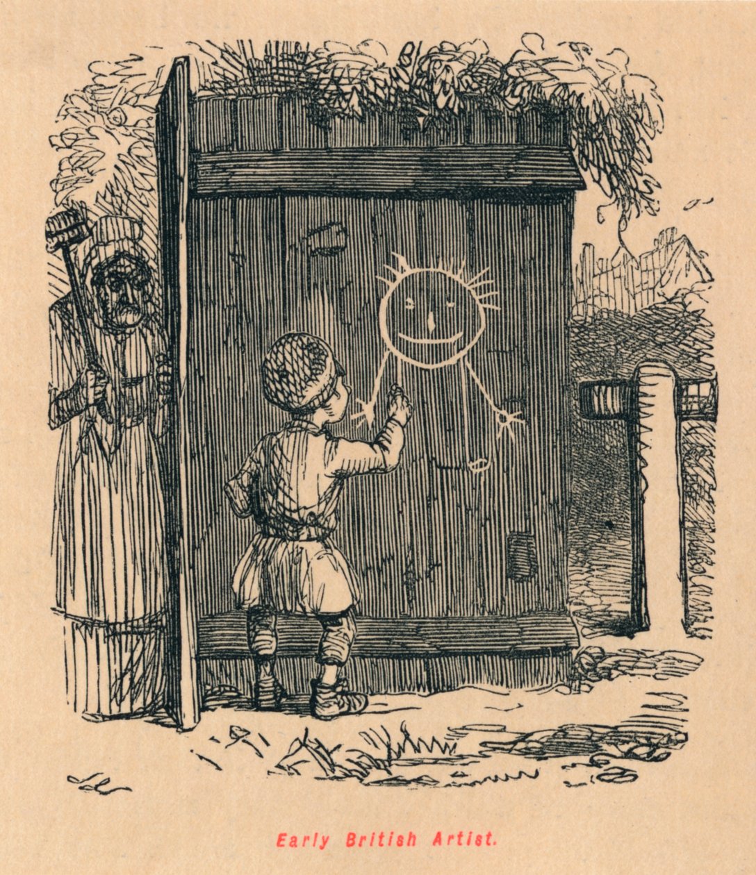 初期のイギリス人アーティスト、c1860、c1860 作： ジョン・リーチ