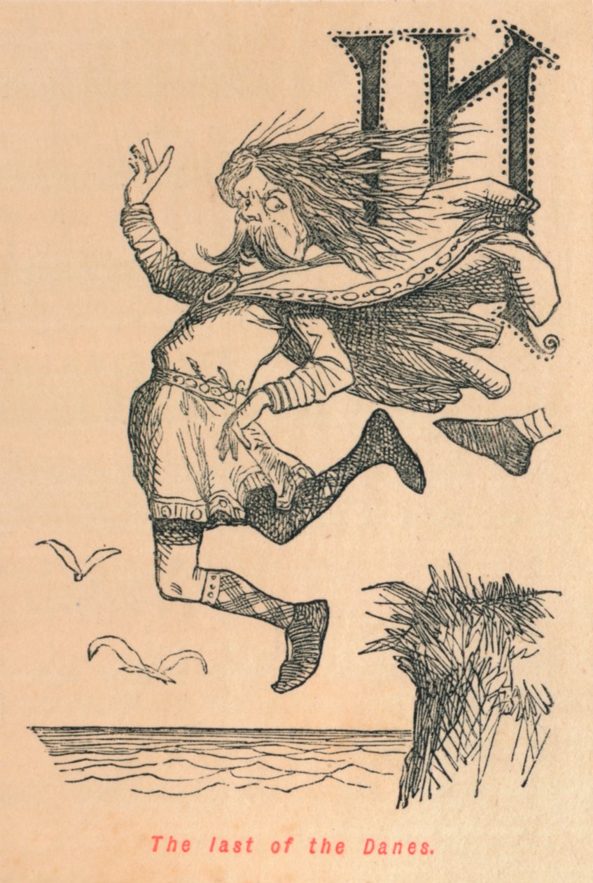 デンマーク人の最後、c1860、c1860。 作： ジョン・リーチ