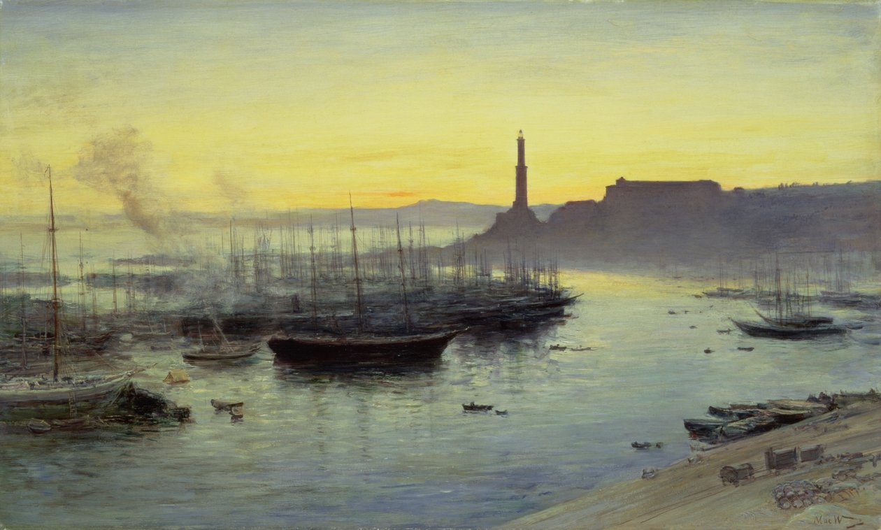 ジェノヴァ、1904 作： John MacWhirter
