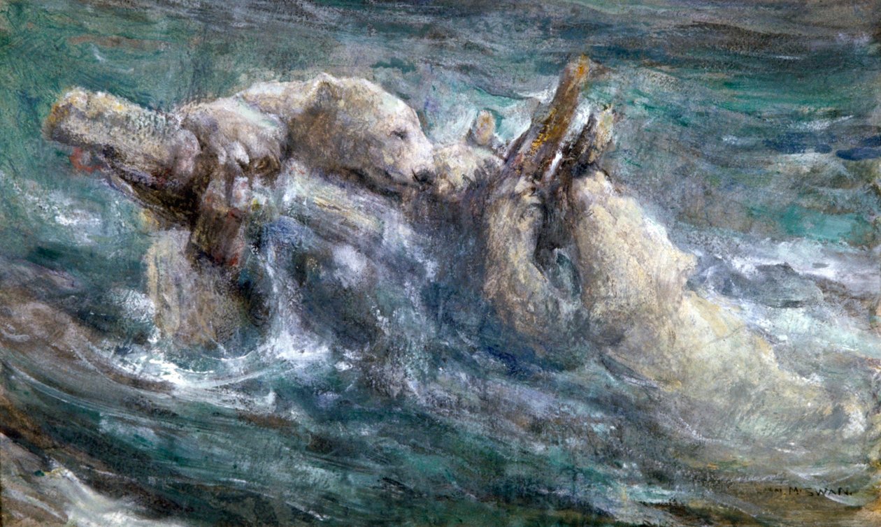 「残骸」、c1867-1910。 作： ジョン・マッカラン・スワン