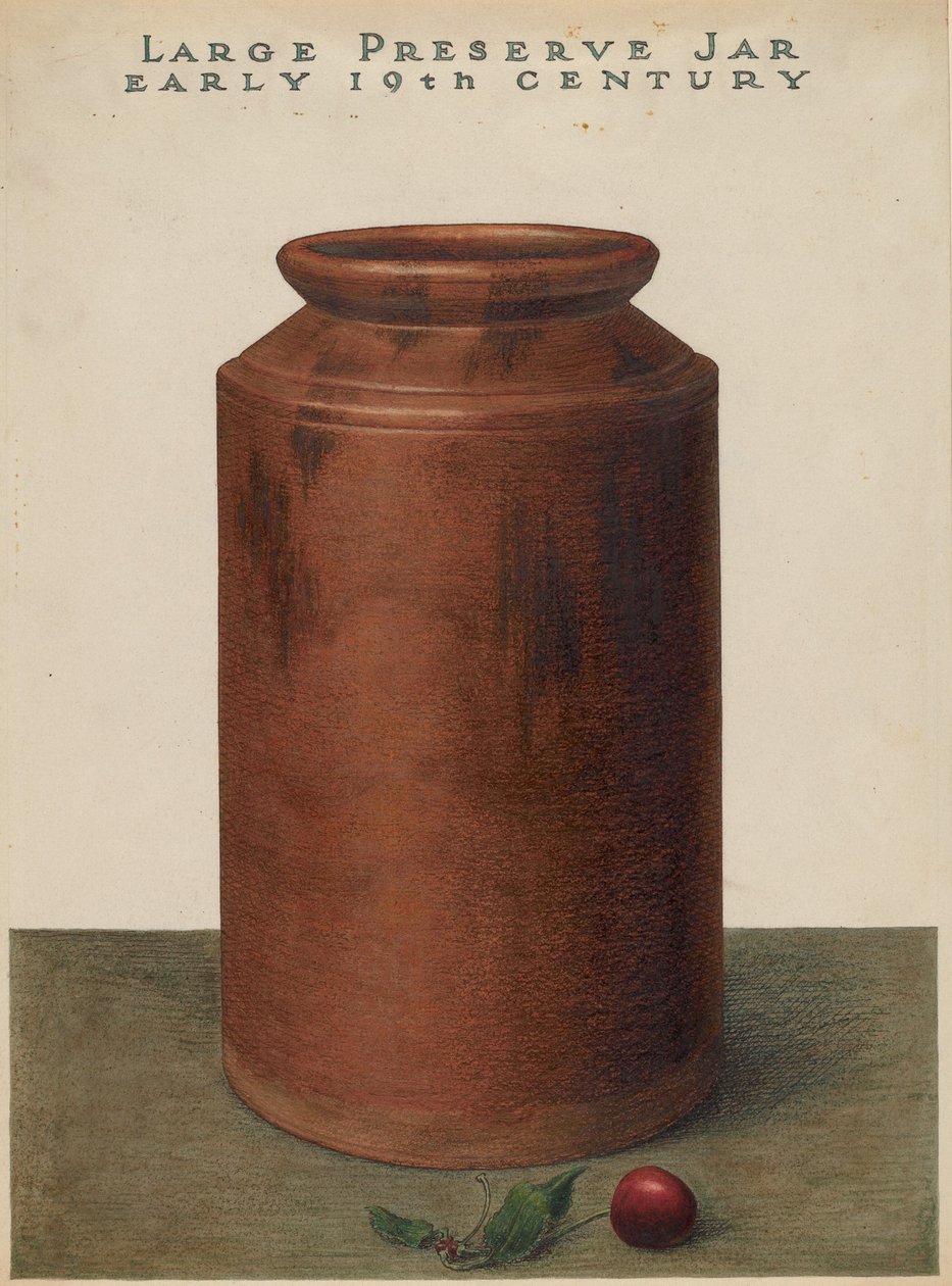 Preserve Jar（1936年頃）。 作： ジョン・マトゥリス