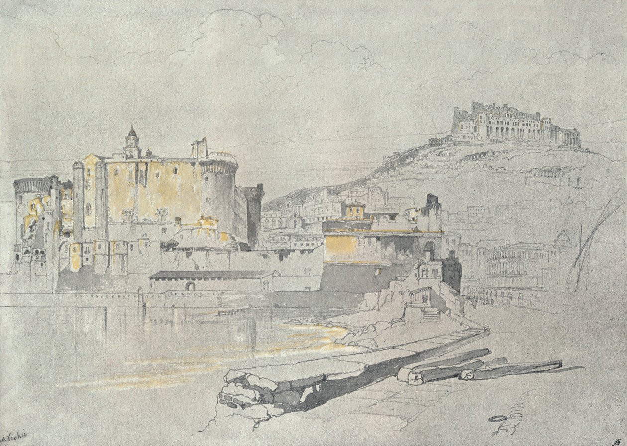 古い城、c1839-1900、1903 作： ジョン・ラスキン