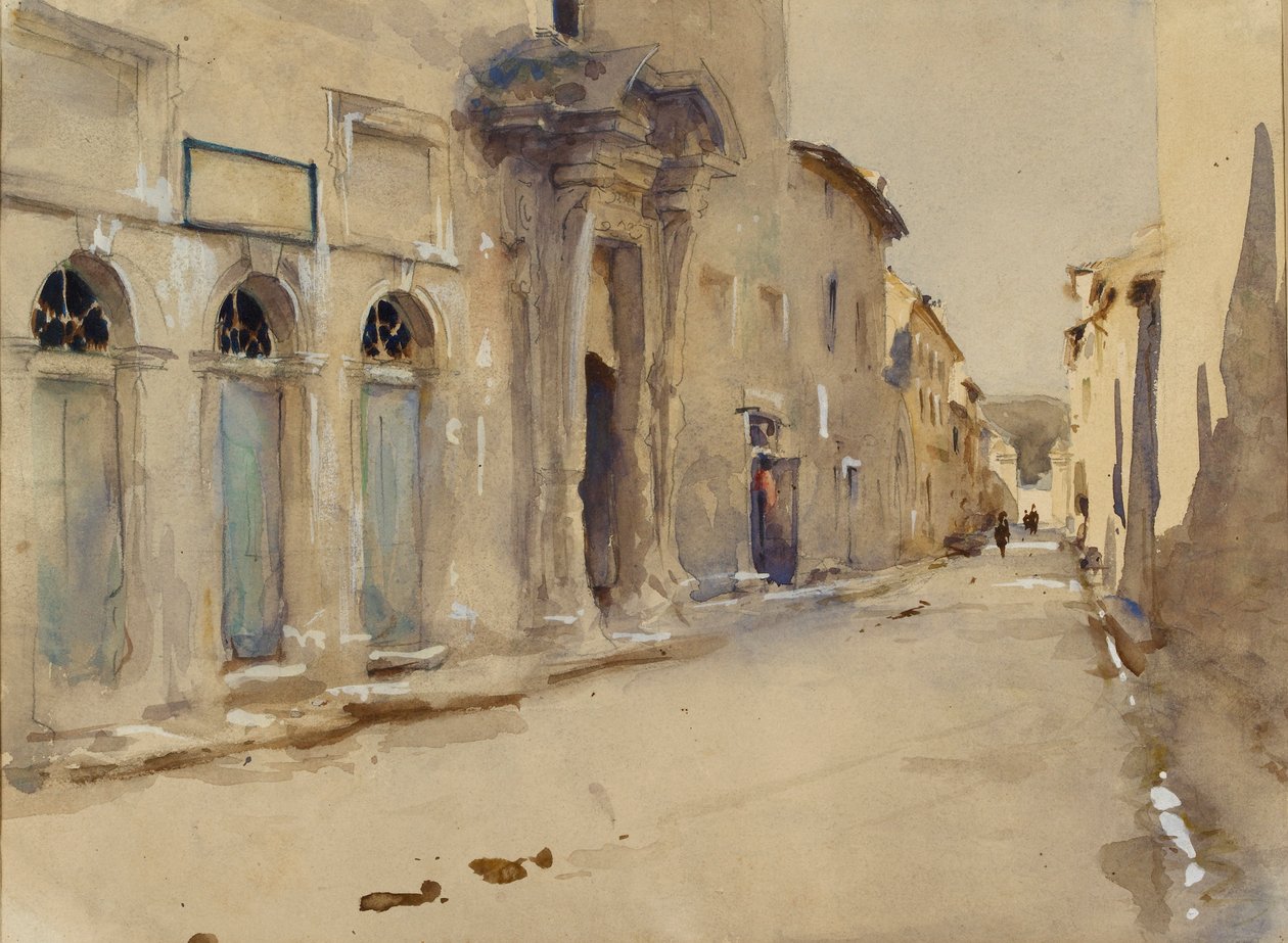 スペインの街並み（1880年代 作： ジョン・シンガー・サージェント