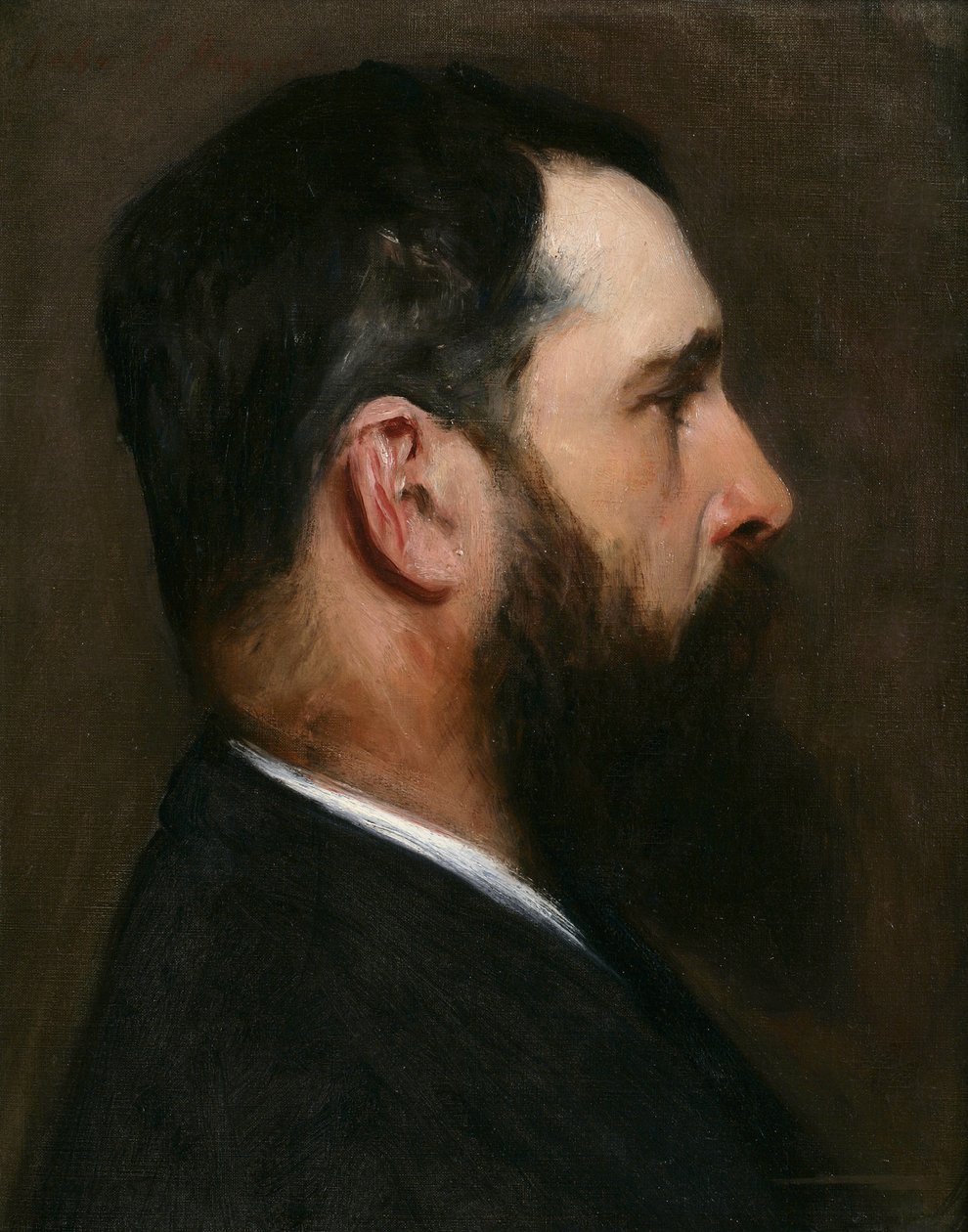 クロード・モネ、1887 作： ジョン・シンガー・サージェント