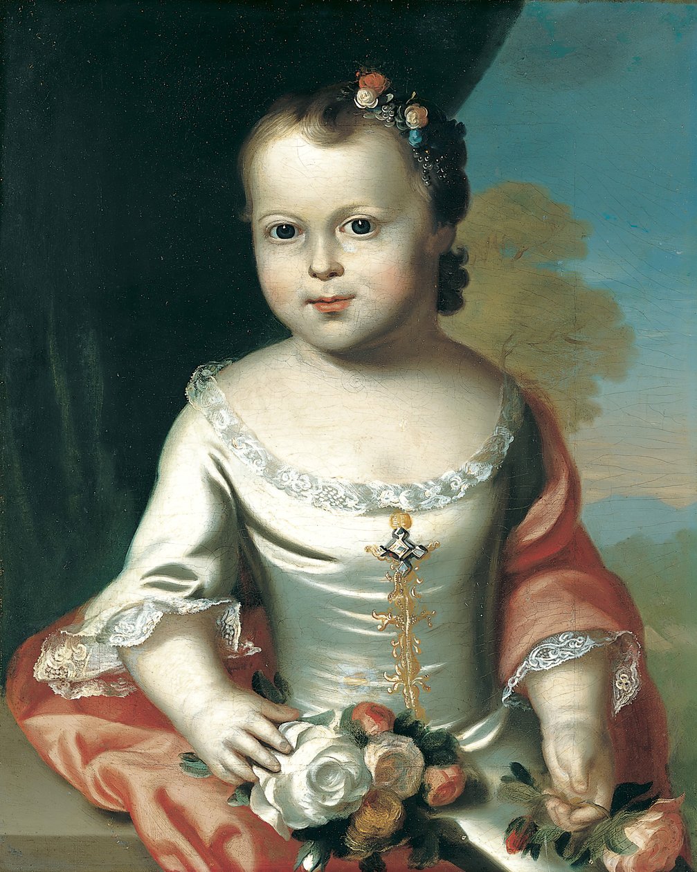 エリザベス・グリーンリーフ、1753-54。 作： ジョン・シングルトン・コプリー