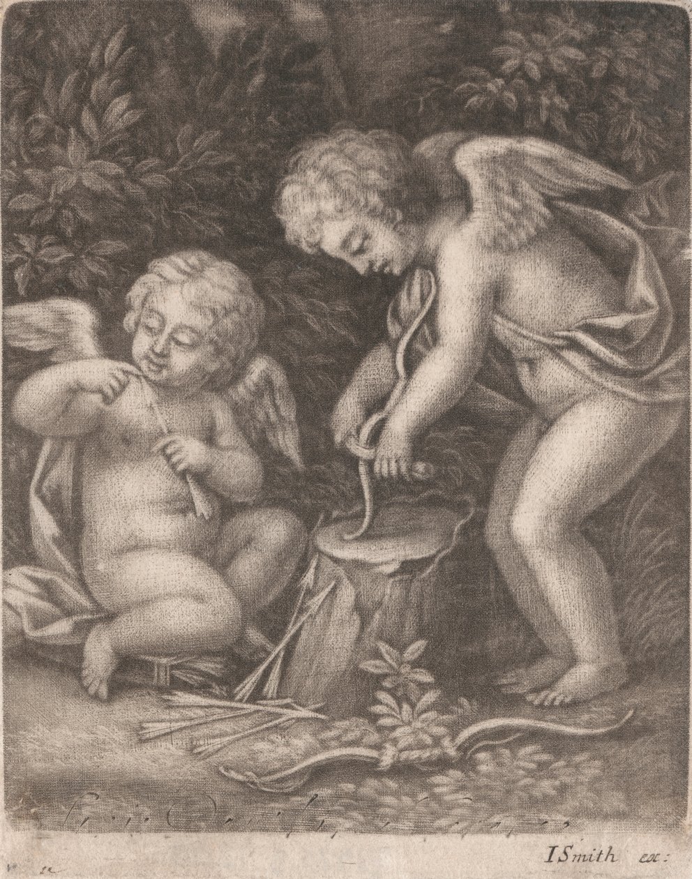 Cupidos experimentando um arco 作： ジョンスミス