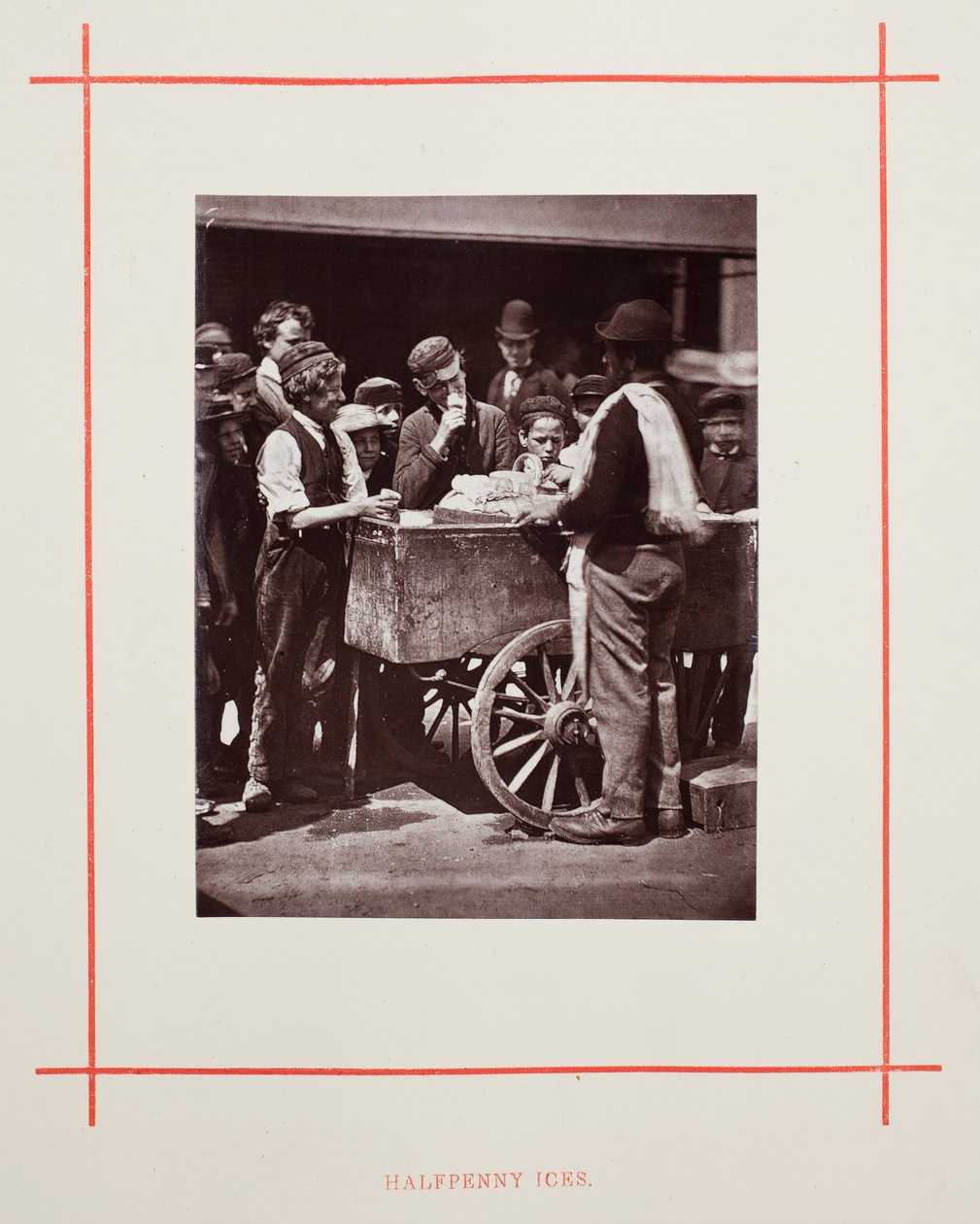 ハーフペニー・アイズ、1877年 作： ジョン・トムソン
