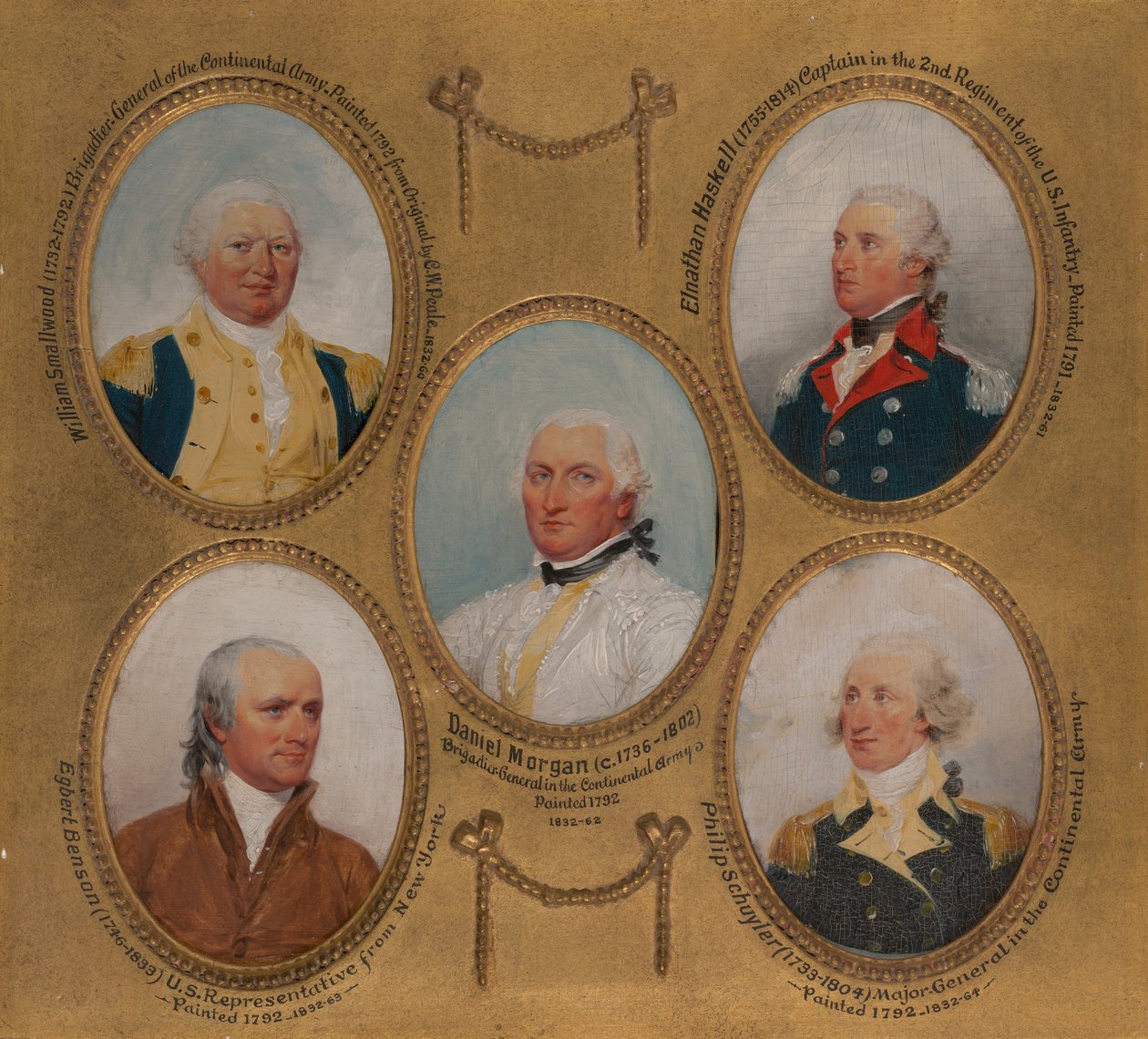 ダニエル・モーガン (1736年頃) 作： ジョン・トランブル