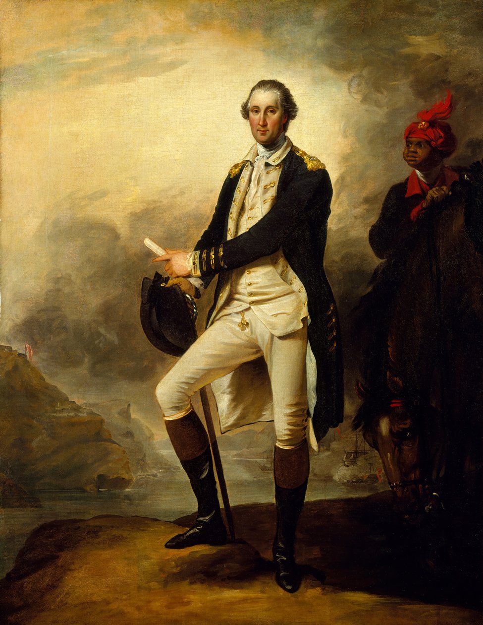 ジョージワシントン、1780年。 作： ジョン・トランブル