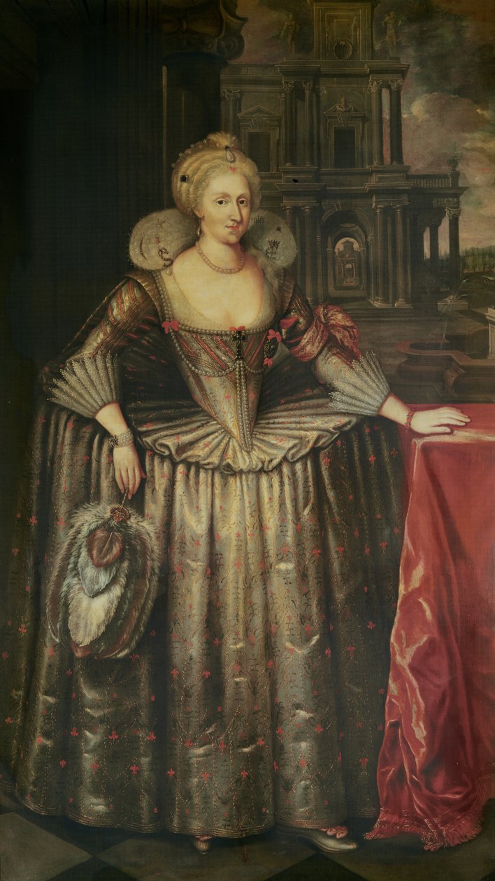 デンマークのアン（1574-1619） 作： ジョン・ホワイトヘッド・ウォルトン