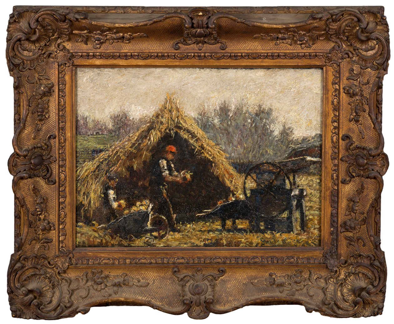 チョッピングビート、1880年頃 作： ジョン・ウィリアム・バクストン・ナイト