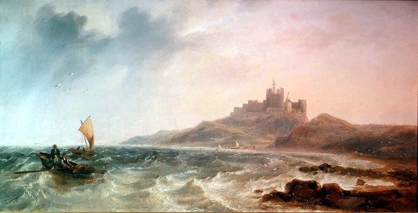 Bamburgh Castle（バンバーグ城 作： ジョン・ウィルソン・カーマイケル