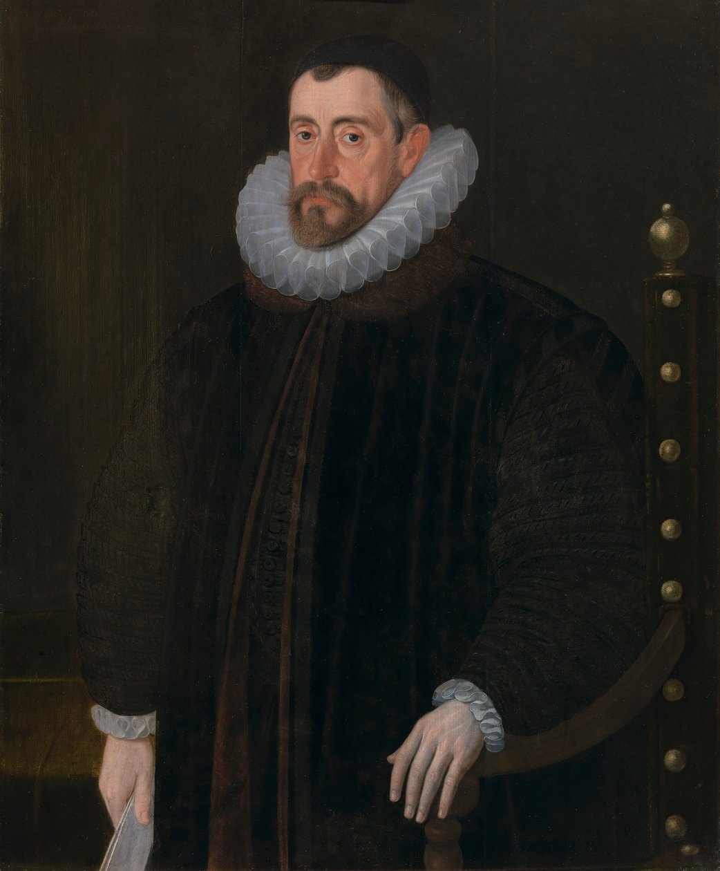 Sir Francis Walsingham (ca. 1532–1590) 作： ジョン・ド・クリッツ