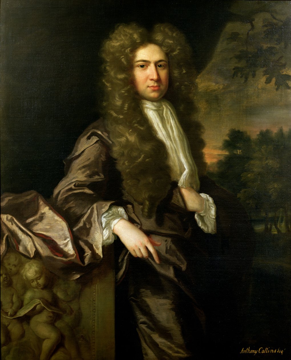 アンソニー・コリンズ（1676-1729） 作： ジョナサン・リチャードソン