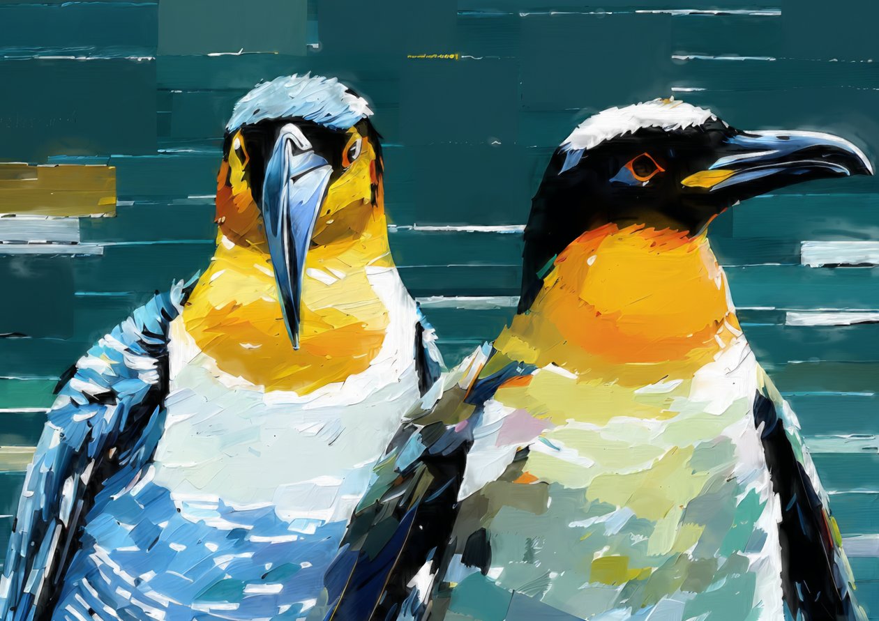 動物：ペンギン 1 作： ジョセフ・ヨハン・マイケル
