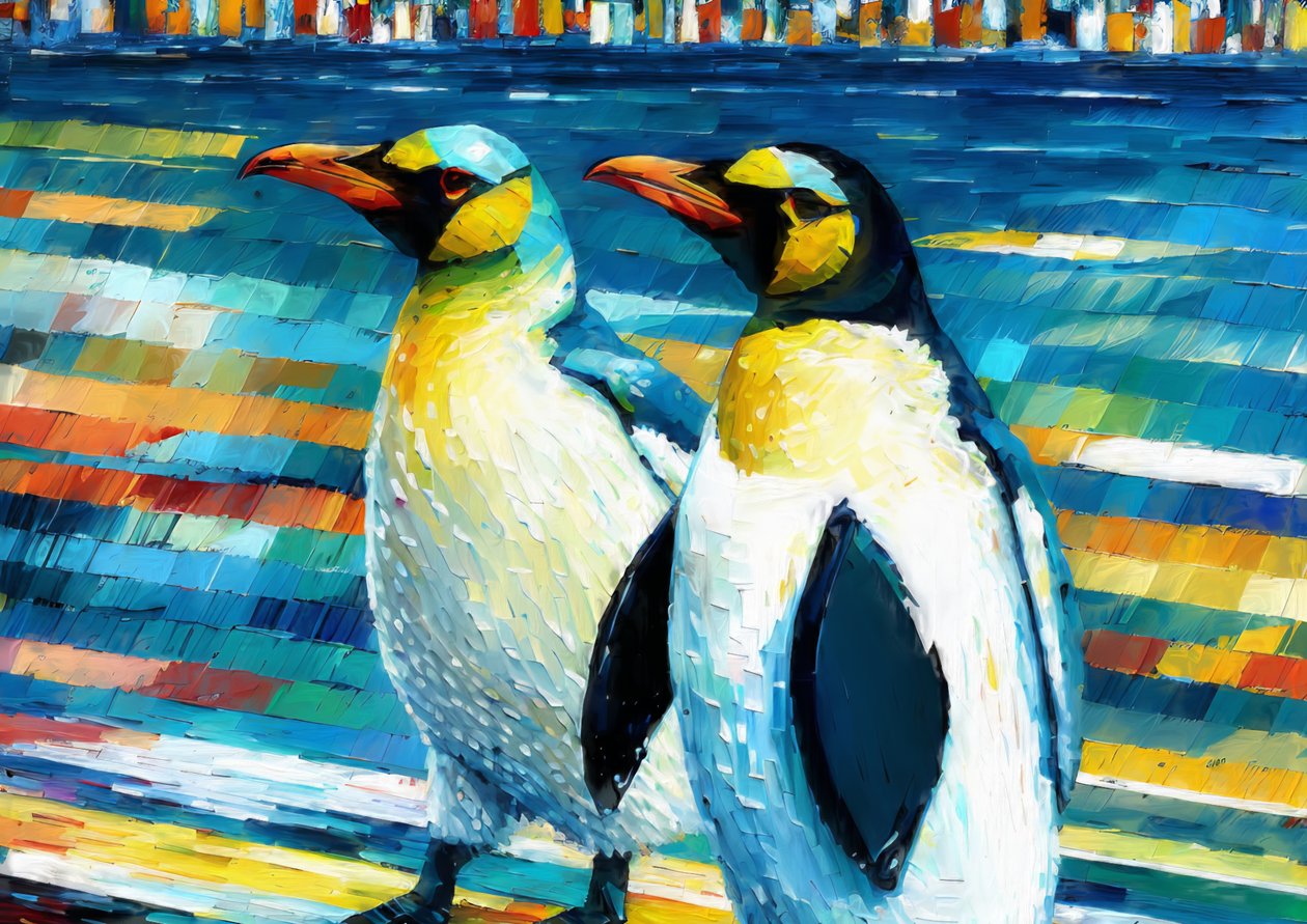 動物：ペンギン2 作： ジョセフ・ヨハン・マイケル